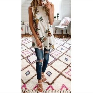 Free People Summer in Tulum linen blend dress size M